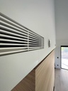 AG300W Aluminium staafrooster voor wandmontage