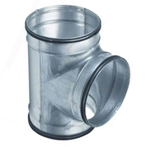 T-stuk 90° met rubber