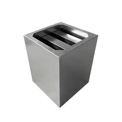 Gesloten dakopstand met geluidsdemper voor Zehnder MX - hoogte 700 mm