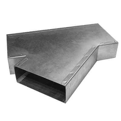 Pièce en T 45°