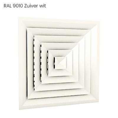 Multidirectioneel plafondrooster