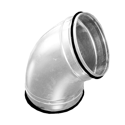 Bocht 60° met rubber