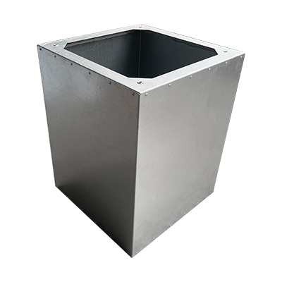 Gesloten dakopstand voor Zehnder MX - hoogte 500 mm