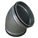 [B45R-080] Bocht 45° met rubber (⌀080 mm)