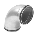 [B90R-080] Bocht 90° met rubber (⌀080 mm)