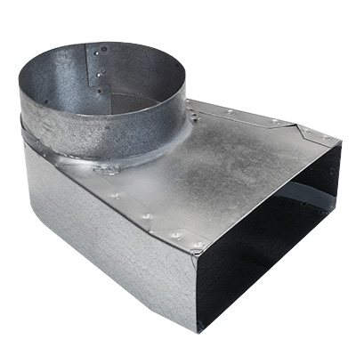 Excentrisch verloop voor instortkanaal