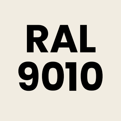 Kleur: RAL9010 - zuiver wit