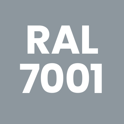 Kleur: RAL7001 - zilvergrijs