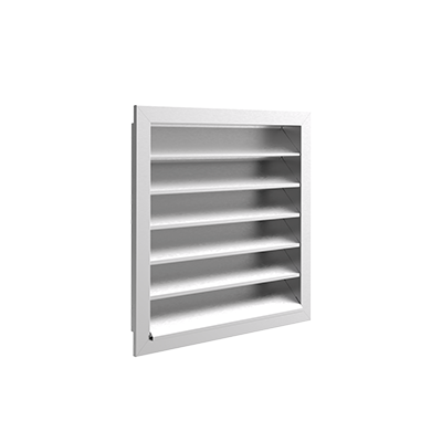 WB803 aluminium buitenmuurrooster